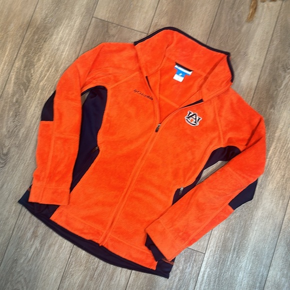 Cozy Auburn Tigers Jacket | Columbia Plush Fleece | Womens Size Small - Picture 2 of 3